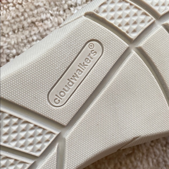 Cloudwalkers by Avenue, Gray with Ivory Embroidery Slip-On Shoes, Kirstie 11W - Picture 9 of 14